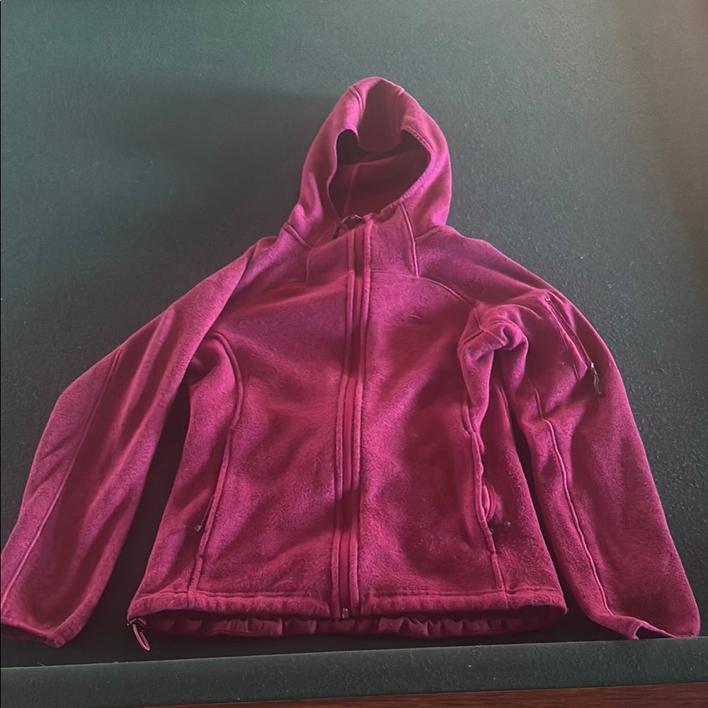 Kids Pink Fleece Hoodie